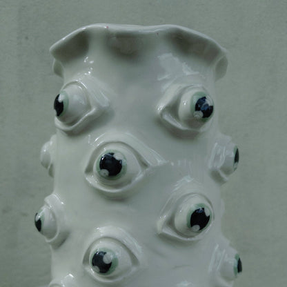NO ONE IS WATCHING YELLOW EYE VASE