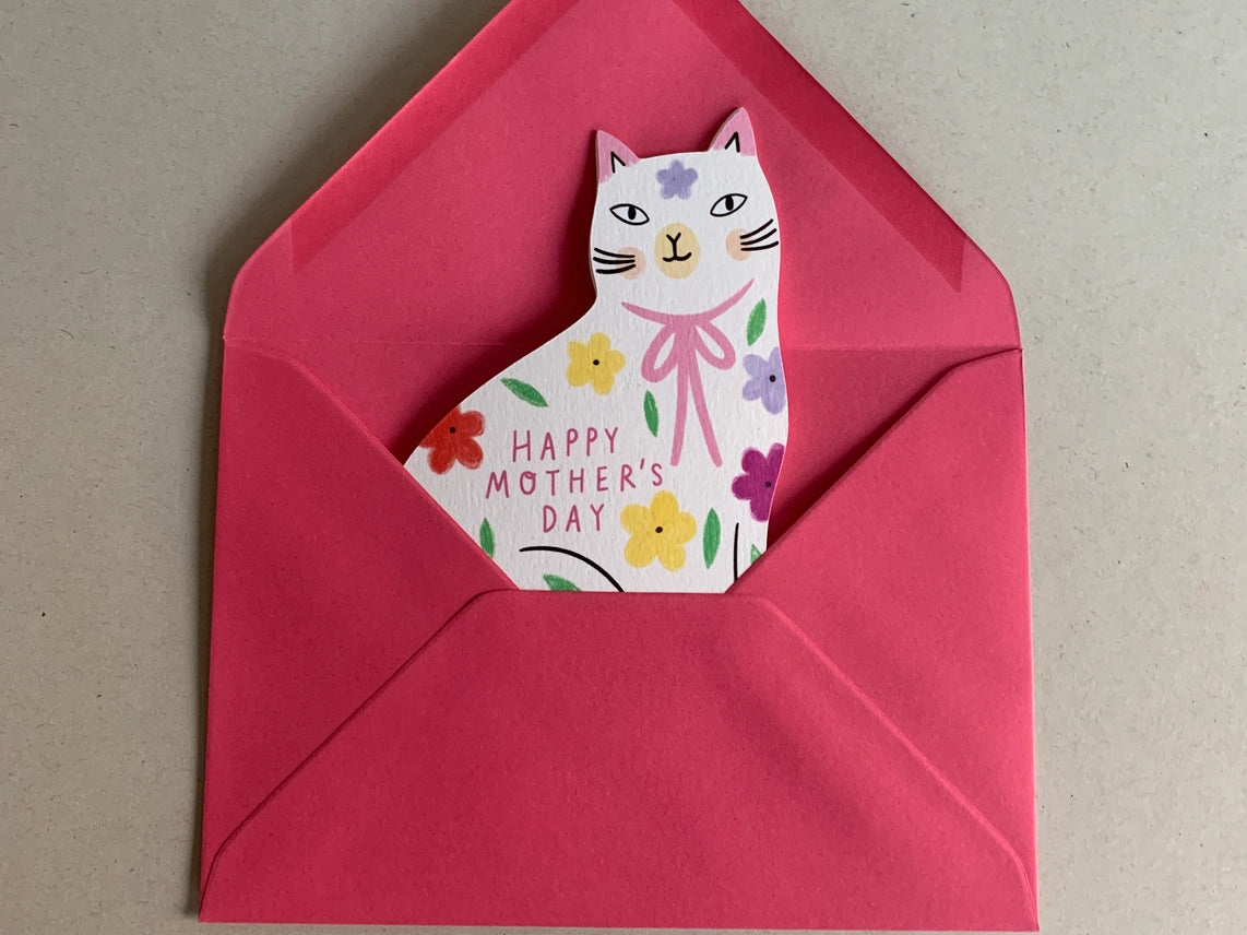 FLOWER CAT CARD