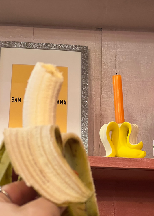 BANANA SPLIT TYPOGRAPHY ART PRINT