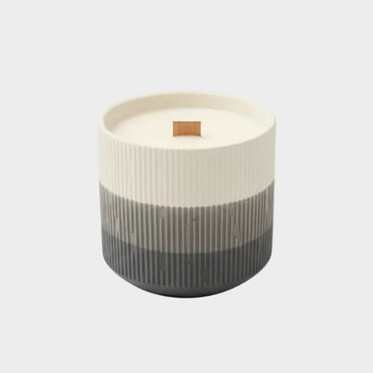 GREY CERAMIC CANDLE