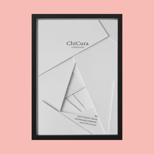 BLACK FRAME FOR A4 PRINT