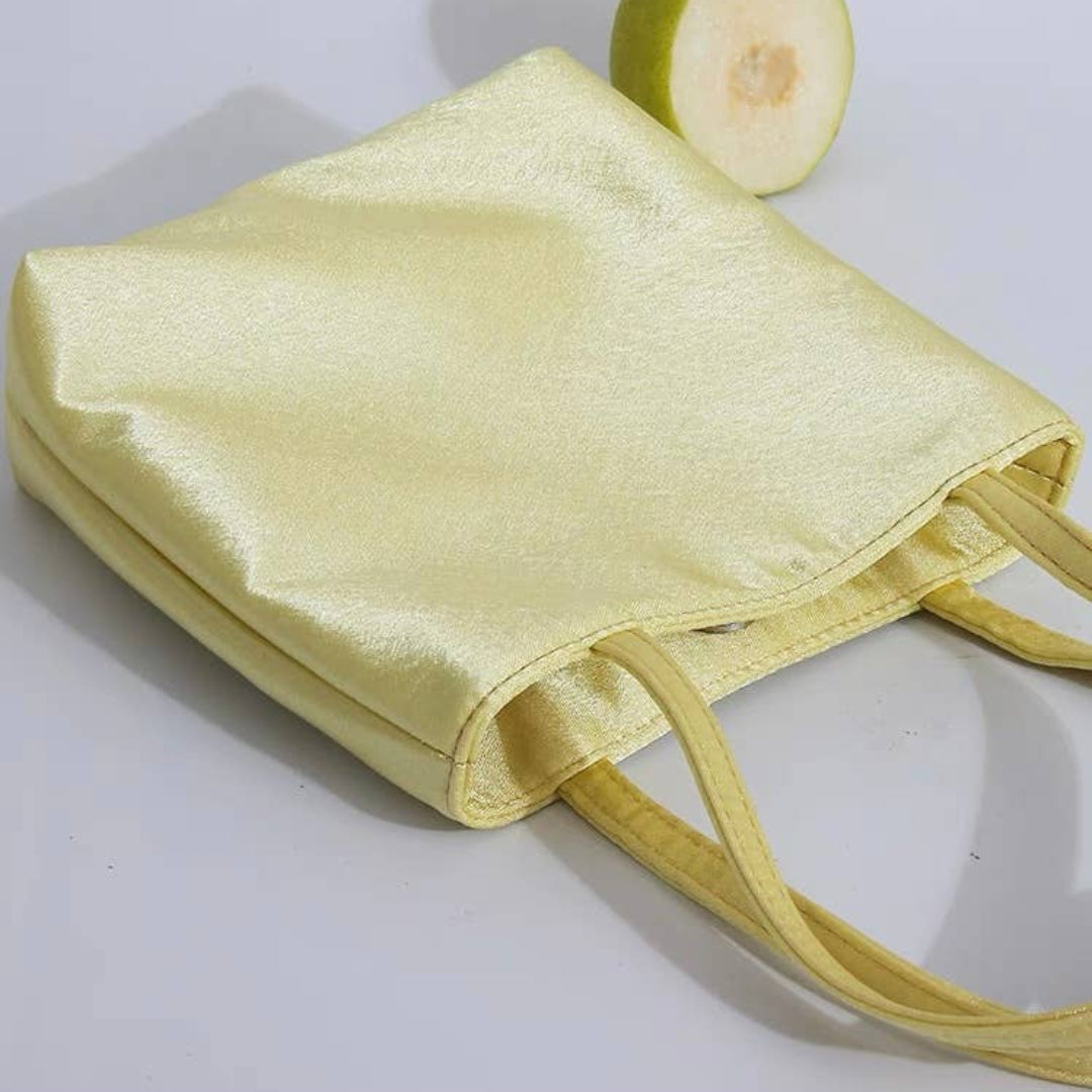 HANDMADE AND HAND BEADED PEARS BAG