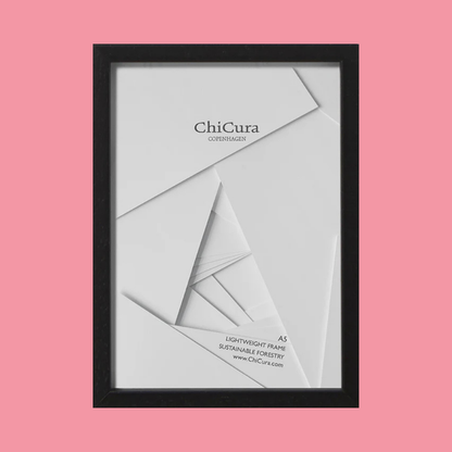 BLACK WOOD FRAME FOR A5 PRINT