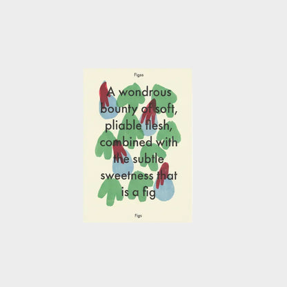FIG POEM AND ILLUSTRATION PRINT