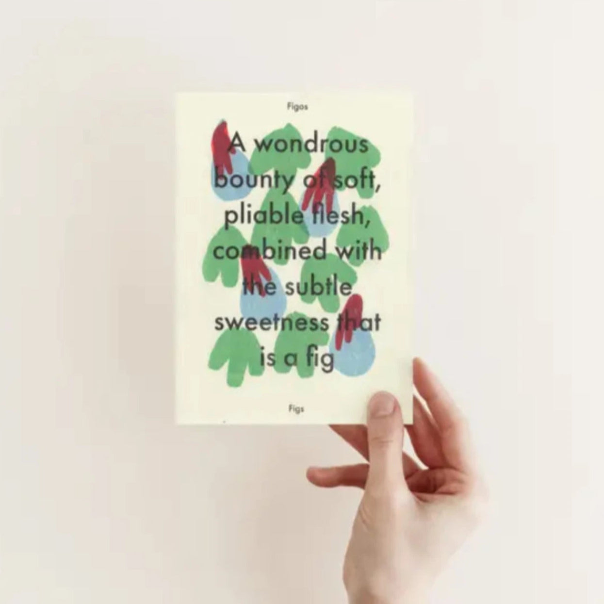 FIG POEM AND ILLUSTRATION PRINT