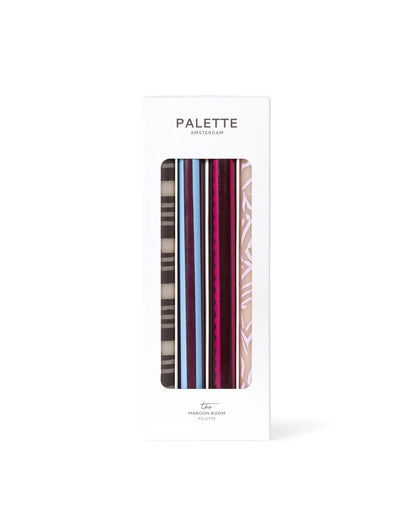 PALETTE CANDLE SET IN MAROON ROOM