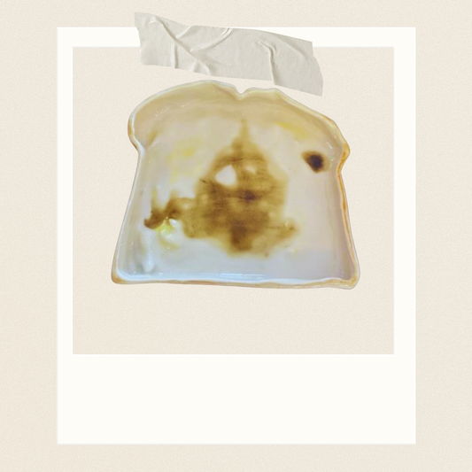 HANDMADE CERAMIC TOAST DISH