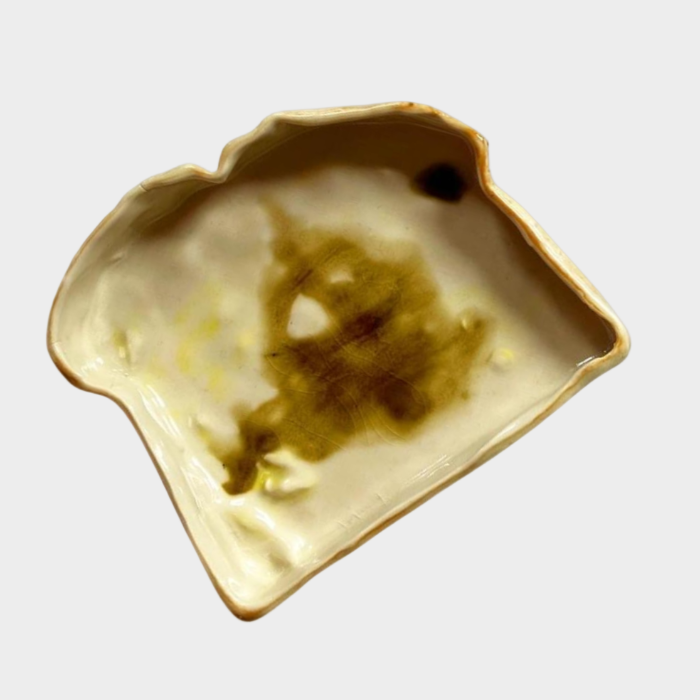 HANDMADE CERAMIC TOAST PLATE