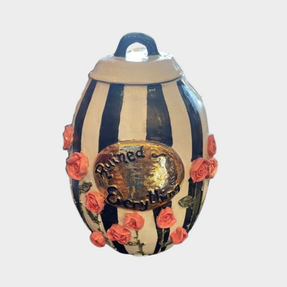 RUINED EVERYTHING URN CERAMIC SCULPTURE