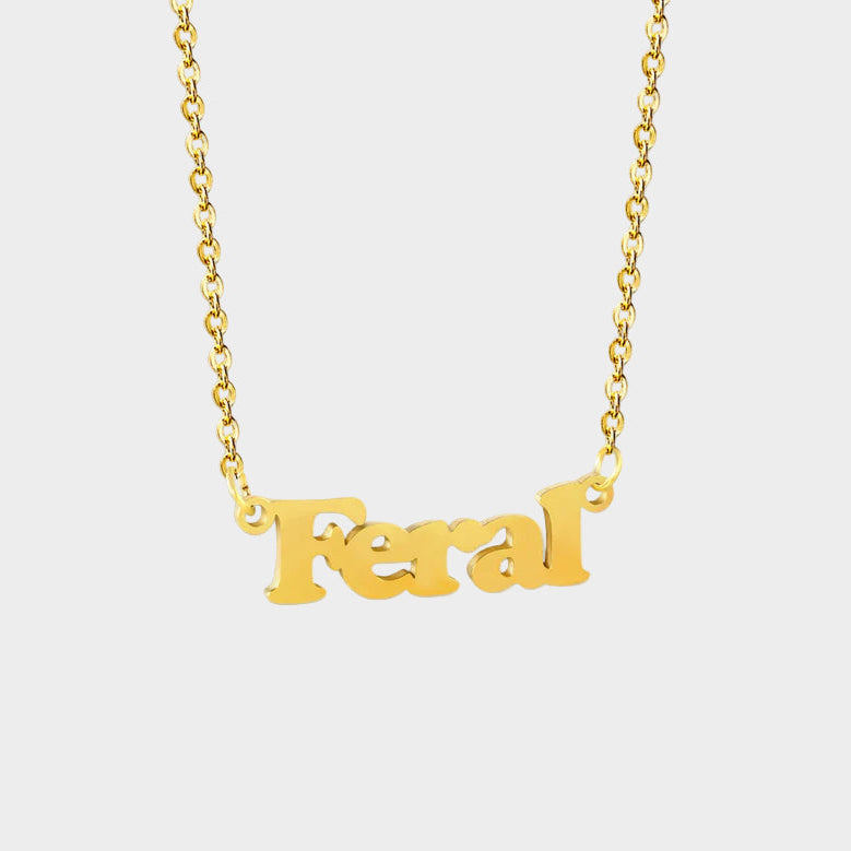 FERAL NECKLACE GOLD PLATED