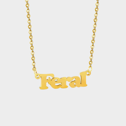FERAL NECKLACE GOLD PLATED