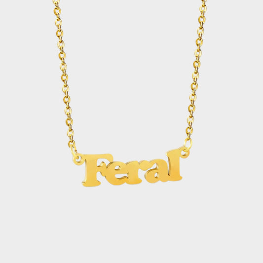 FERAL NECKLACE GOLD PLATED