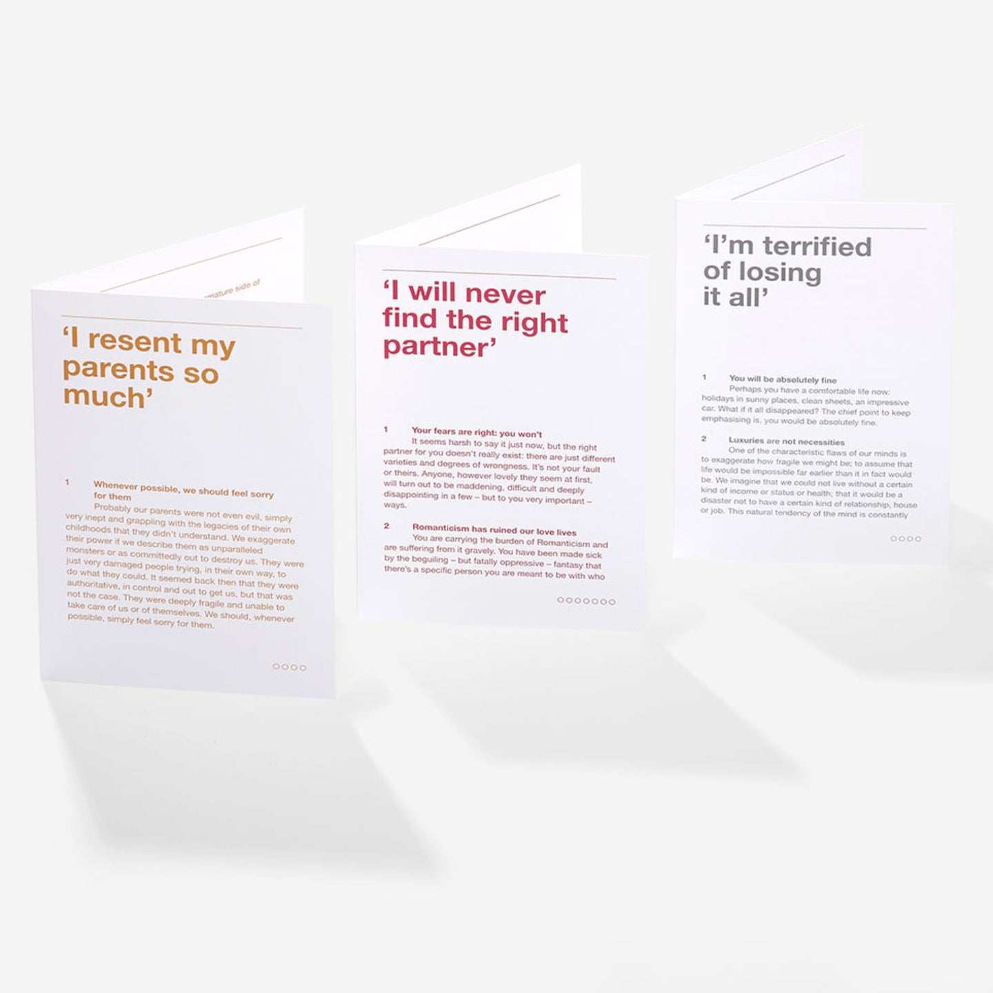 EMOTIONAL FIRST AID KIT CARDS