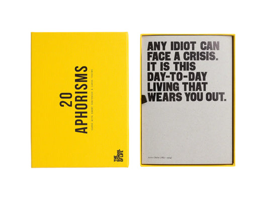 20 APHORISMS CARD SET