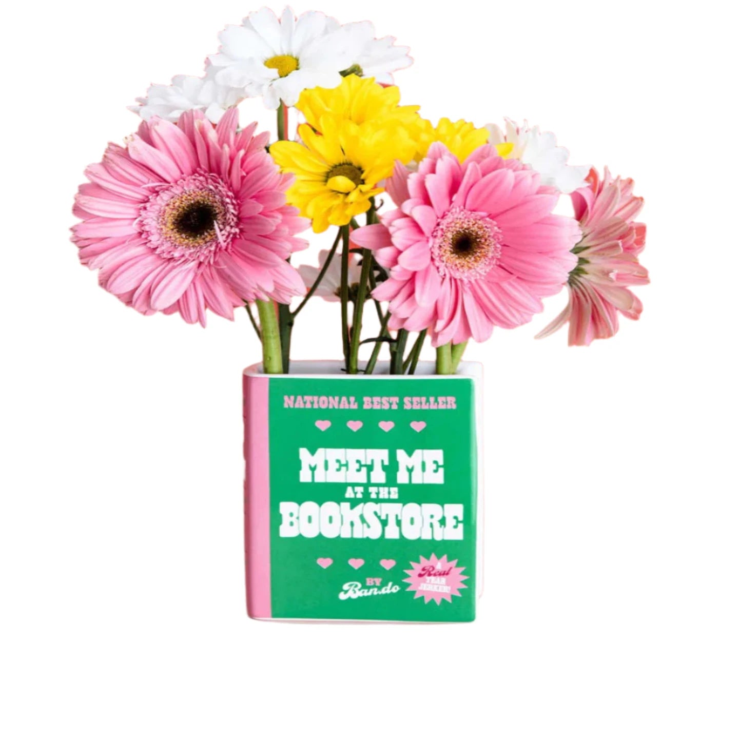 MEET ME AT THE BOOKSTORE VASE