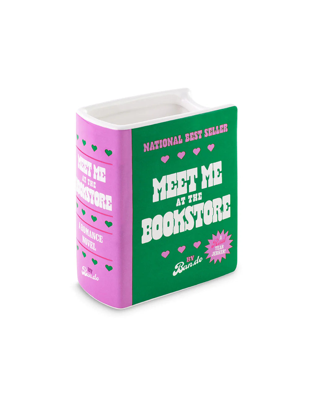 MEET ME AT THE BOOKSTORE VASE