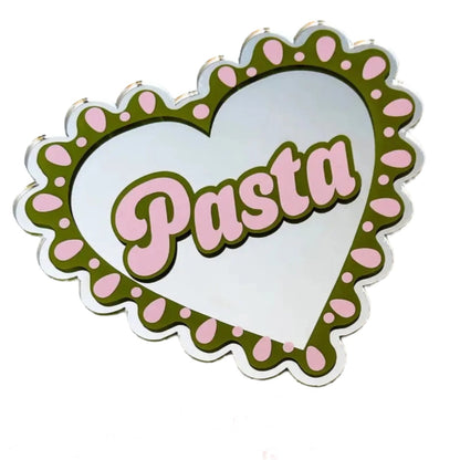 LOVE PASTA HEART MIRROR
