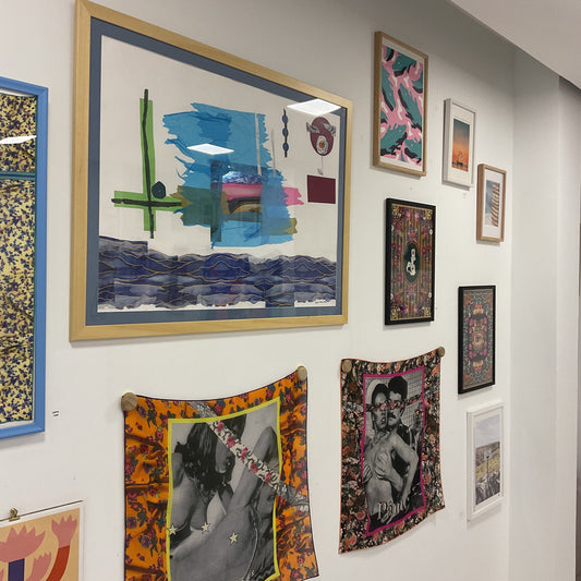 'OCEAN BLUES' ORIGINAL COLLAGE