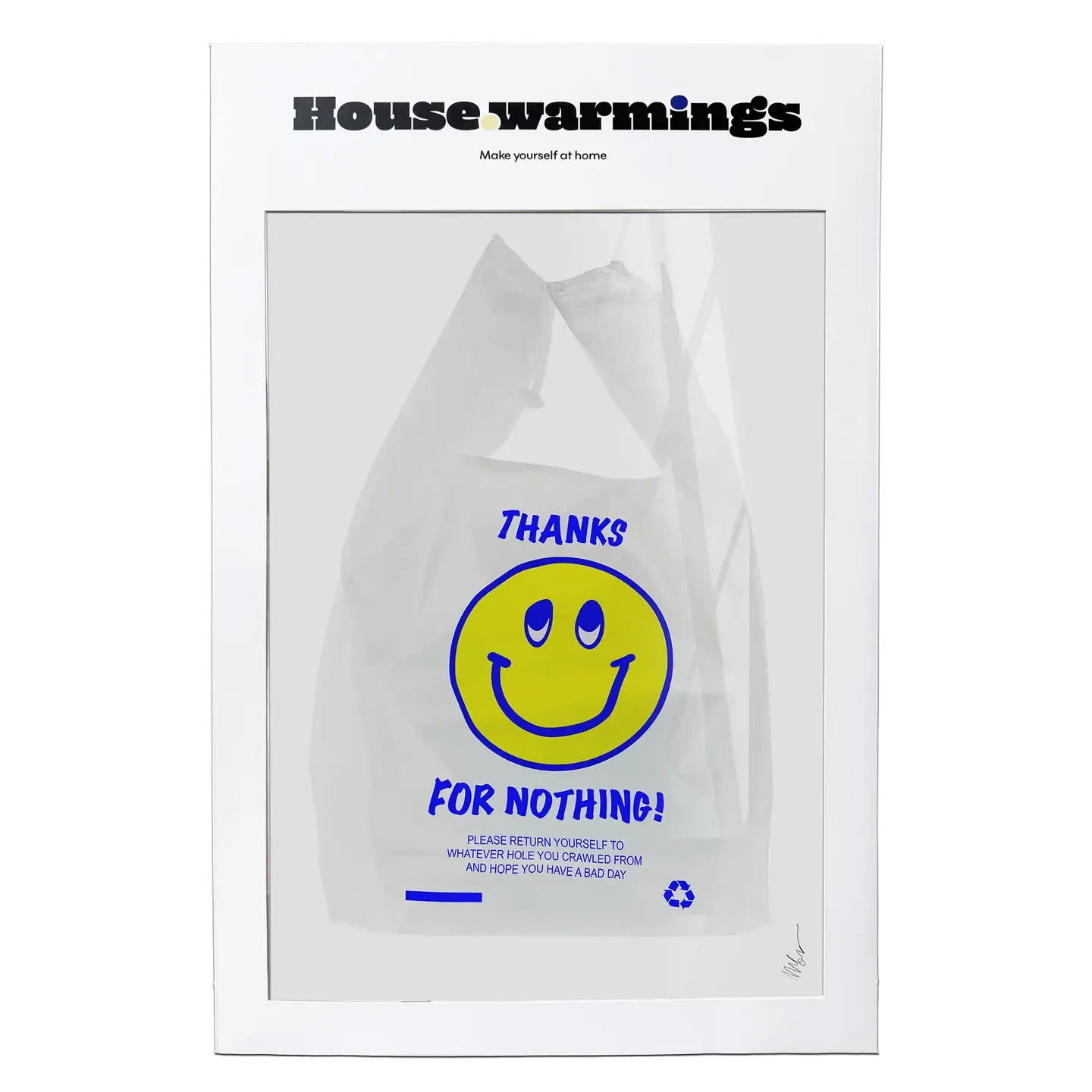 PRINT THANKS FOR NOTHING A3