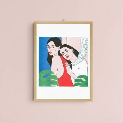 TWIN PORTRAIT PRINT