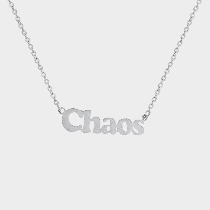 CHAOS NECKLACE SILVER