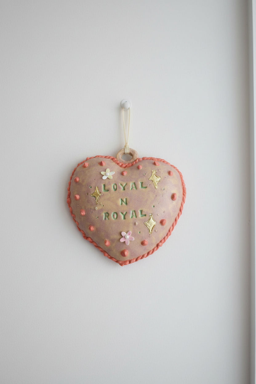ROYAL n LOYAL CERAMIC HEART