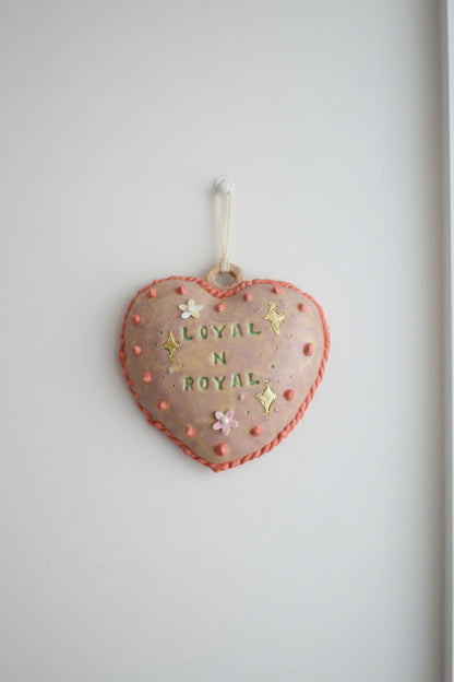 ROYAL n LOYAL CERAMIC HEART