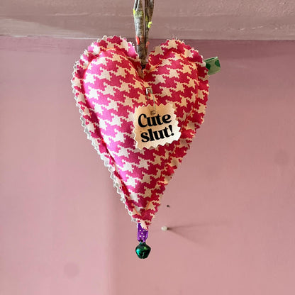 CUTE SLUT HANDMADE HEART