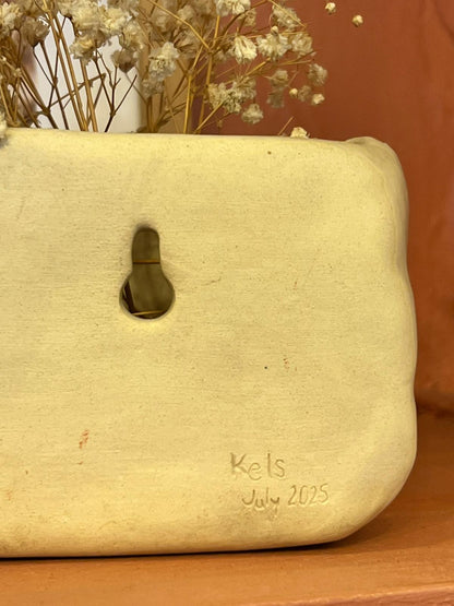 HANDMADE CERAMIC BUTT PLANTER