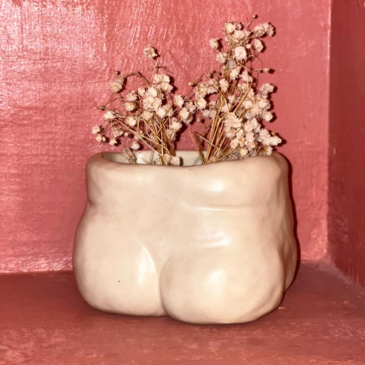 HANDMADE CERAMIC BUTT PLANTER