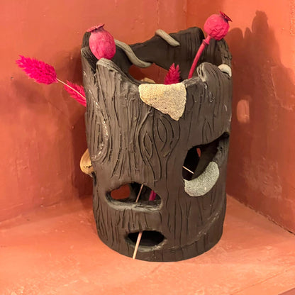 FAIRY HOUSE TRUNK SCULPTURE