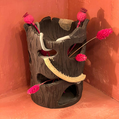 FAIRY HOUSE TRUNK SCULPTURE