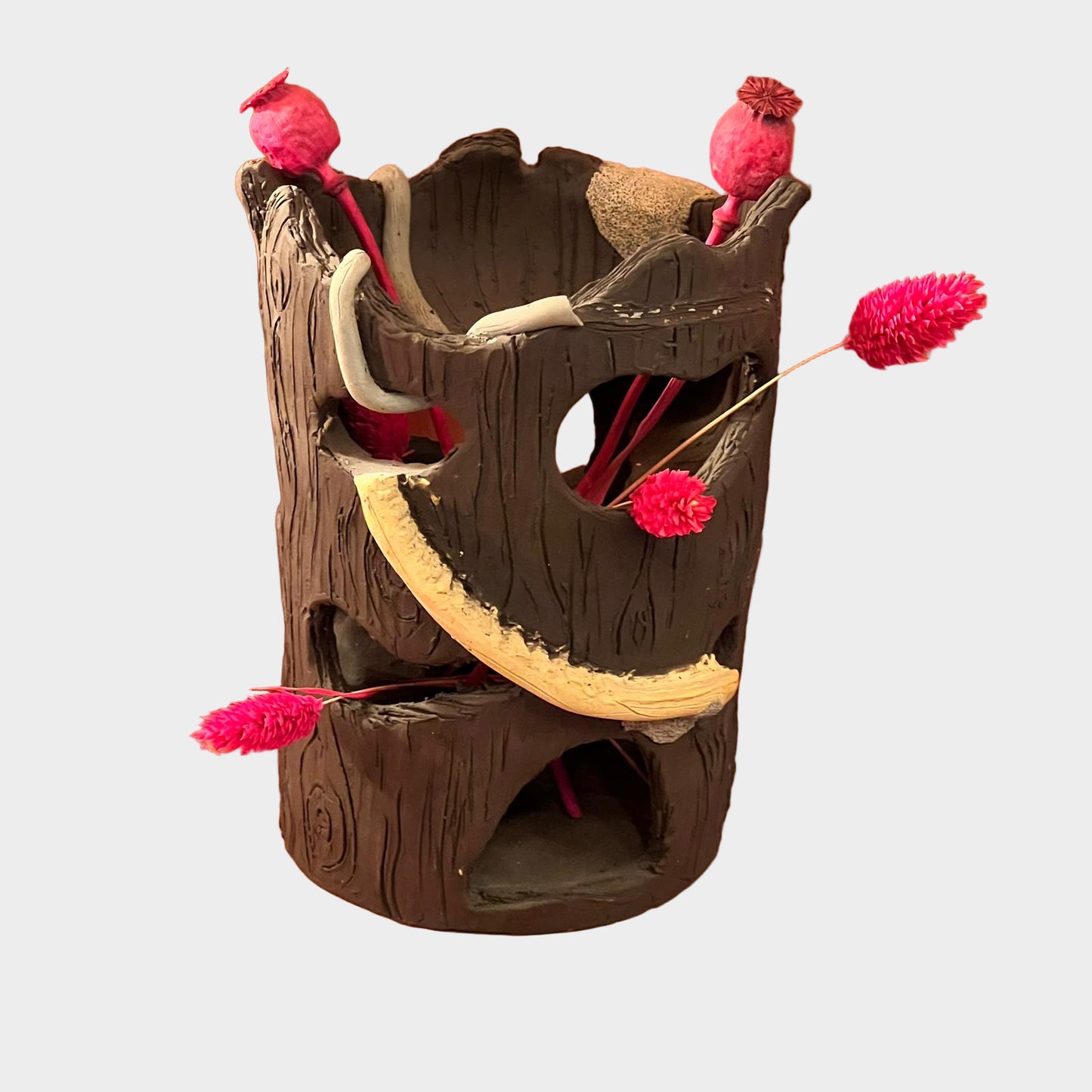 FAIRY HOUSE TRUNK SCULPTURE