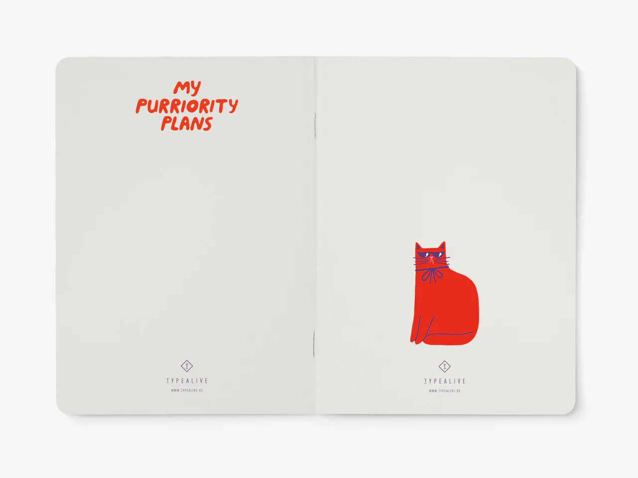 MY PURRIORITY PLANS NOTEBOOK