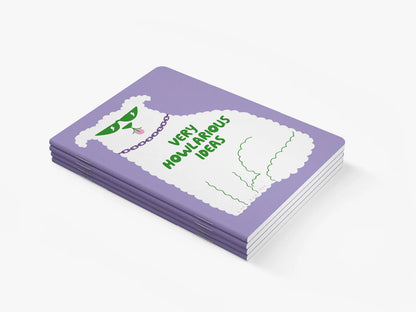 VERY HOWLARIOUS IDEAS NOTEBOOK