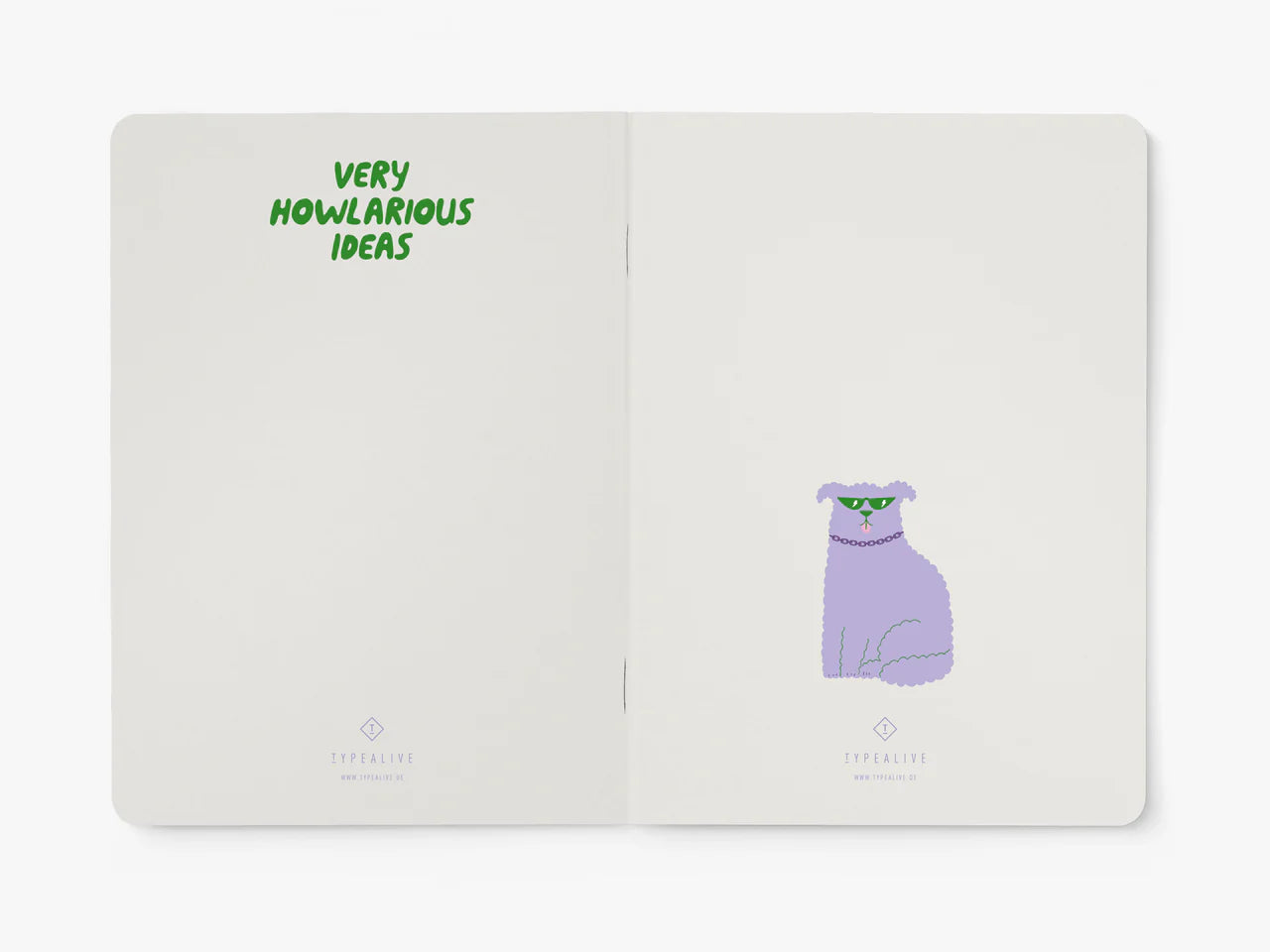VERY HOWLARIOUS IDEAS NOTEBOOK