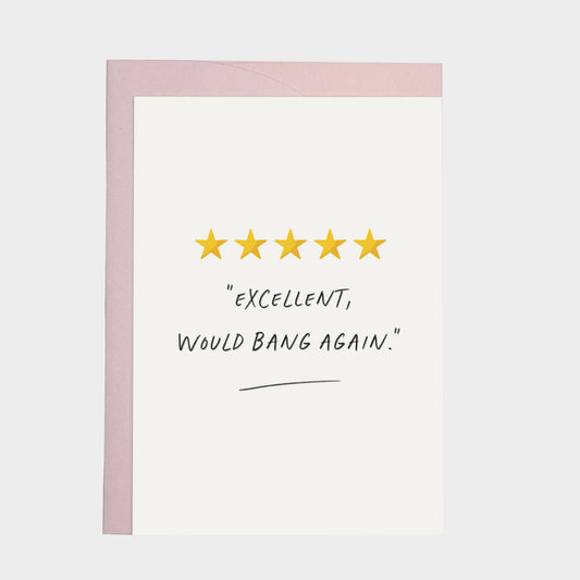 5 STARS WOULD BANG AGAIN