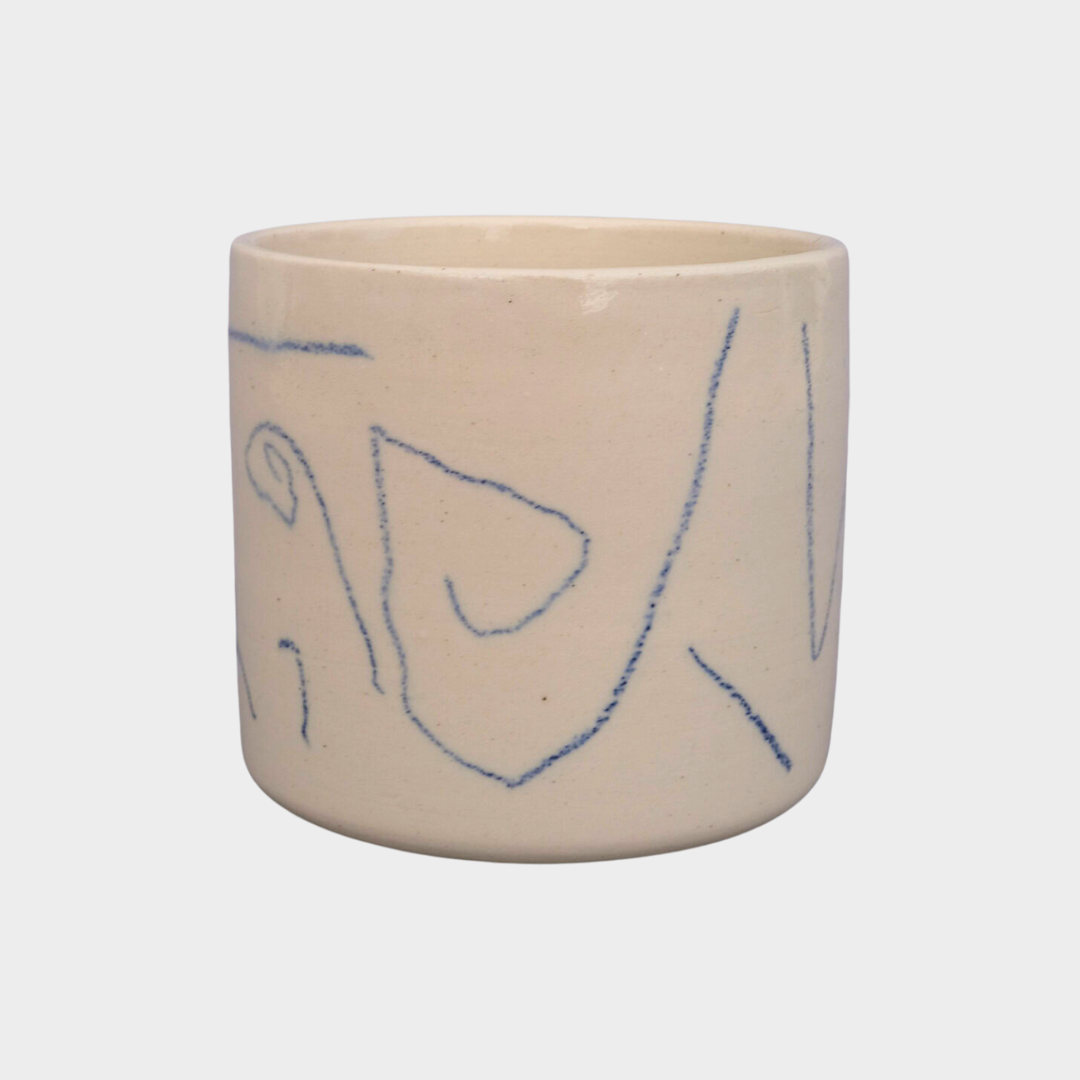 HANDMADE SCRIBBLE CUP