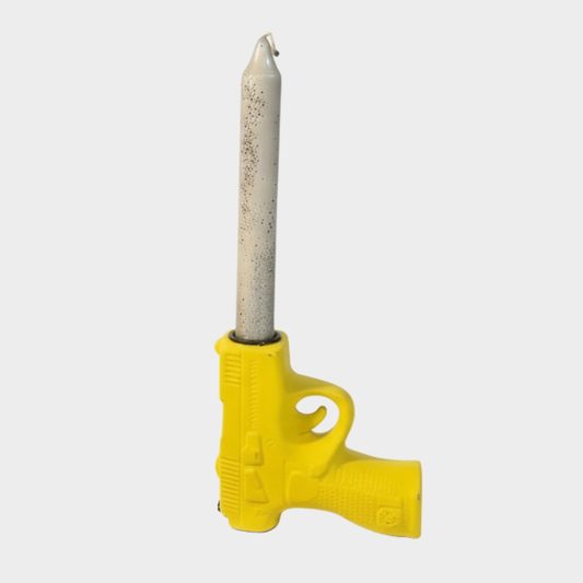 GUN CANDLE HOLDER