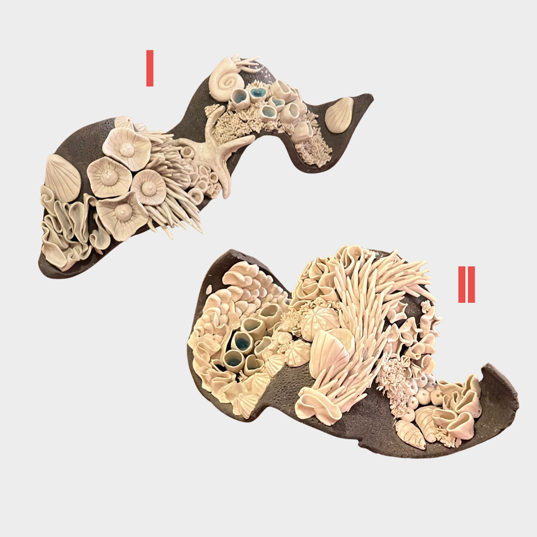 CERAMIC CORAL SCULPTURES