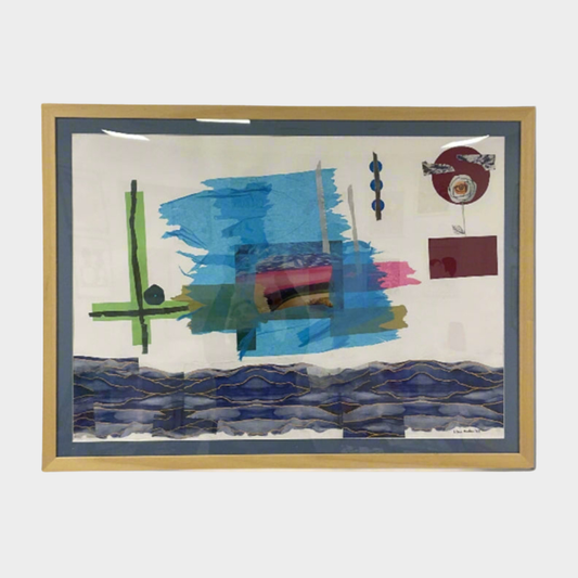 'OCEAN BLUES' ORIGINAL COLLAGE