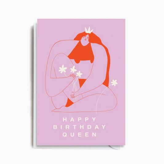 HAPPY BIRTHDAY QUEEN CARD