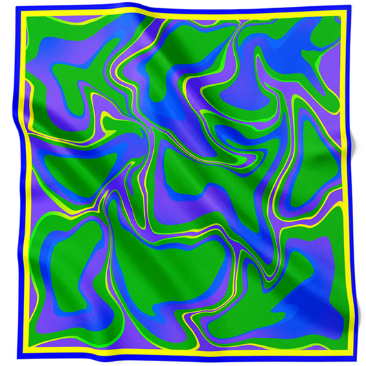 PSYCHEDELIC BANDANA SCARF