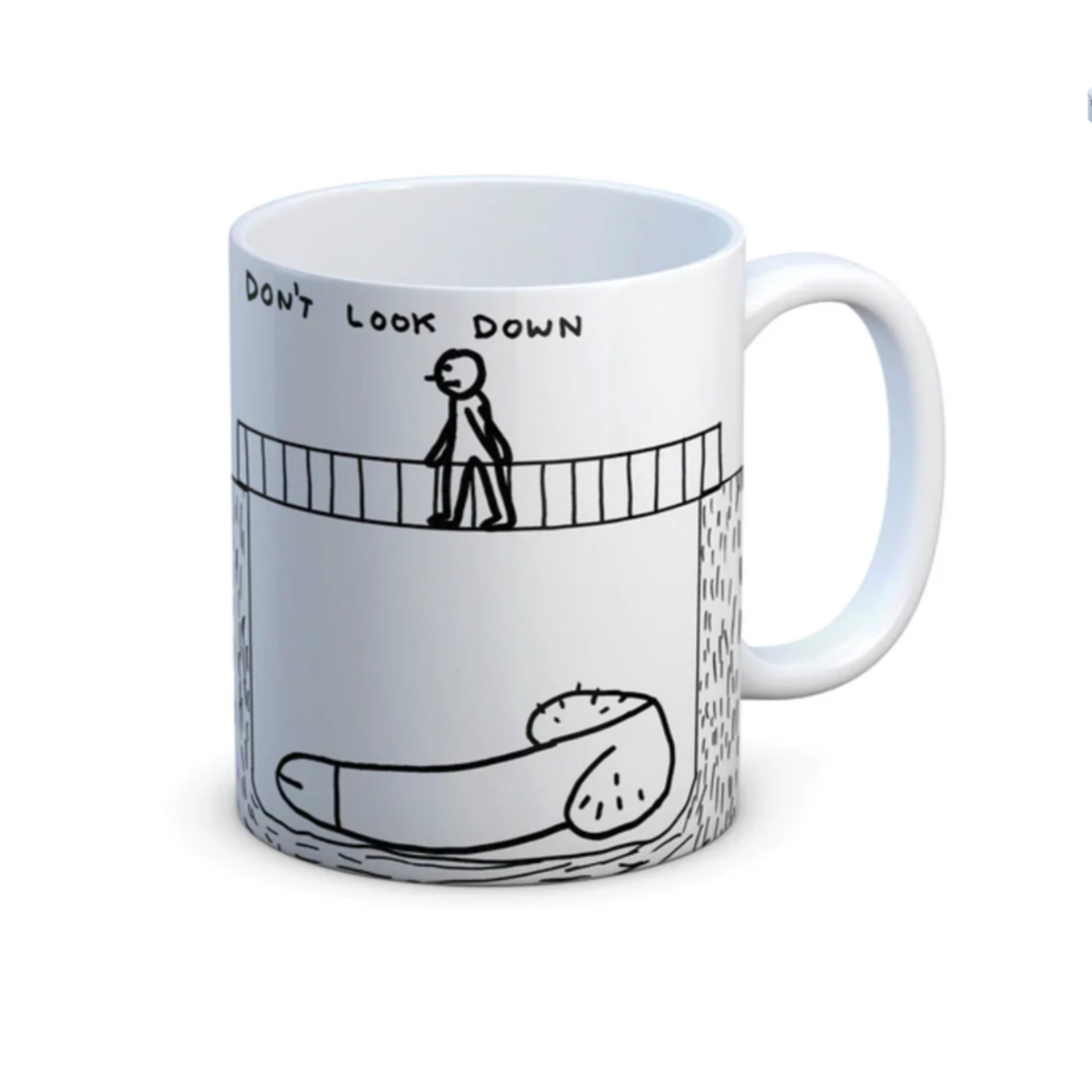 DON’T LOOK DOWN MUG