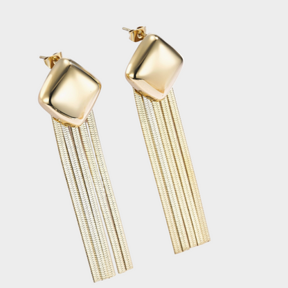 RETRO DANGLE STATEMENT EARRINGS