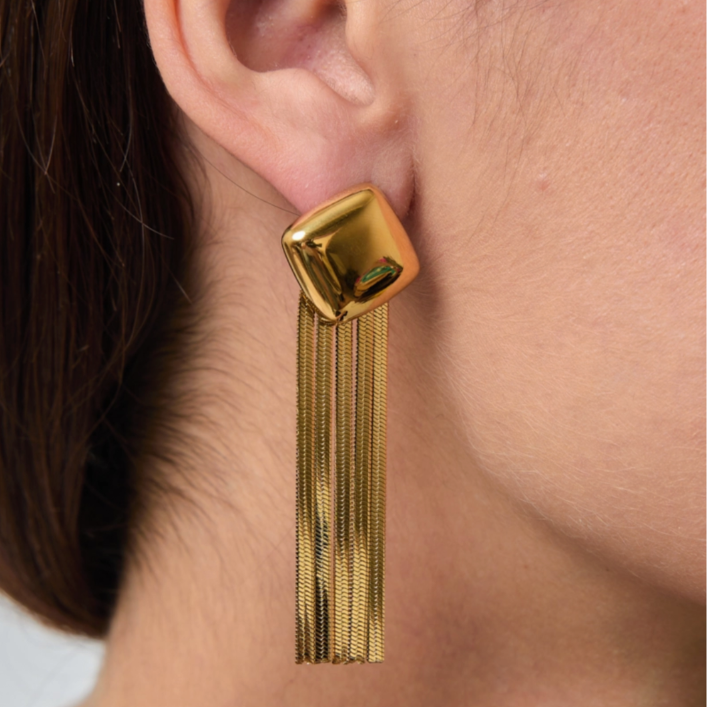 RETRO DANGLE STATEMENT EARRINGS