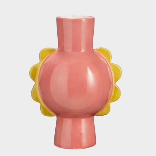 PINK & YELLOW VASE