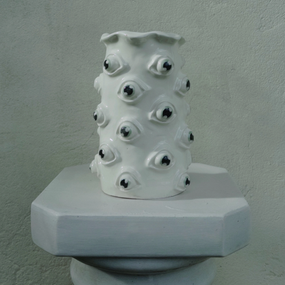 NO ONE IS WATCHING EYE VASE