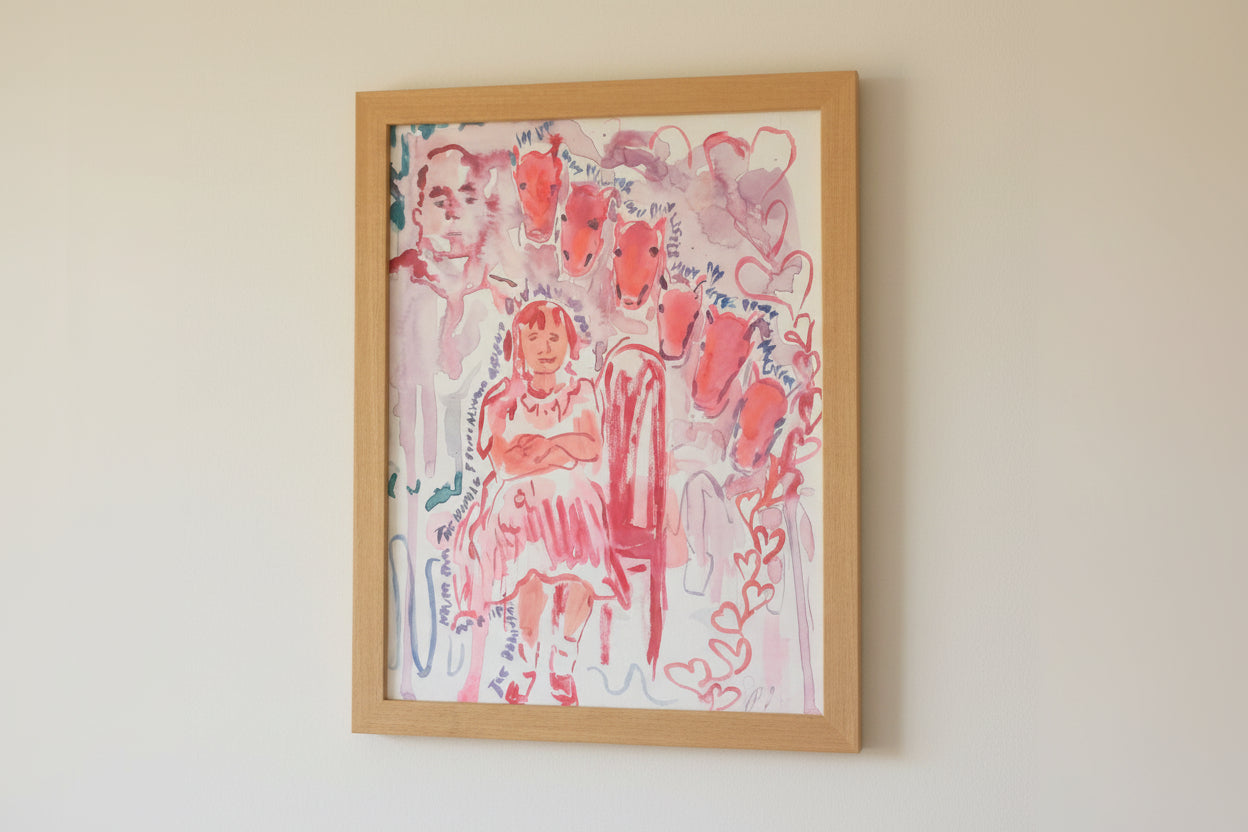 HORSES — ORIGINAL PAINTING BY MAIREAD FINLAY