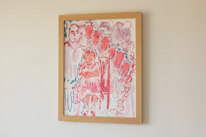HORSES — ORIGINAL PAINTING BY MAIREAD FINLAY